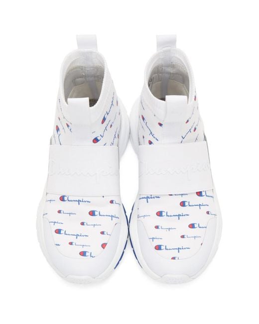 champion rally script black & white shoes