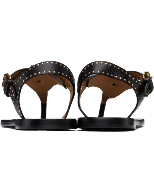 Isabel Marant Joony Sandals in Black | Lyst
