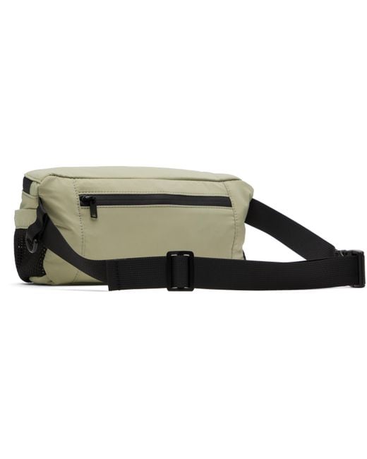Maison Kitsuné Black Flash Fox Belt Bag for men