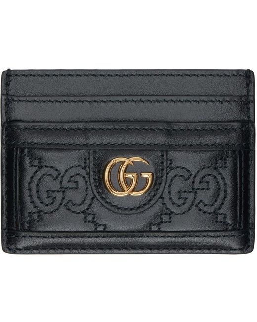 Gucci gg Card Holder in Black Lyst
