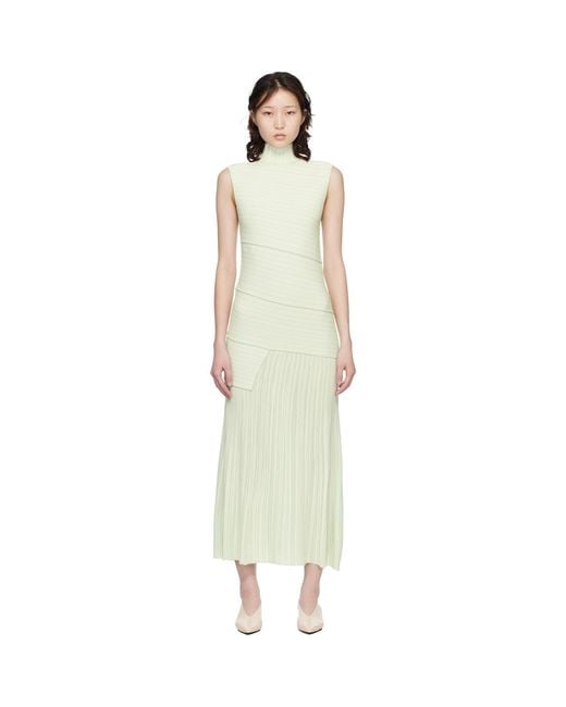 Proenza Schouler Green Federica Midi Dress