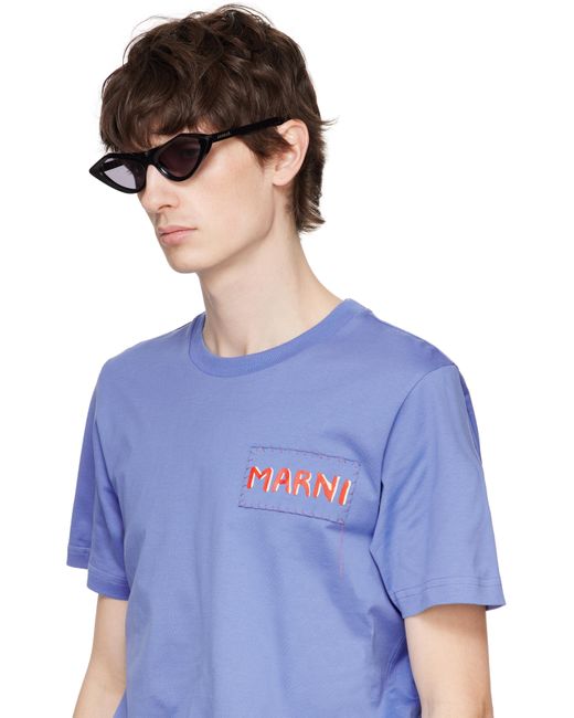 メンズ Marni ブラック Tikbarri サングラス Black
