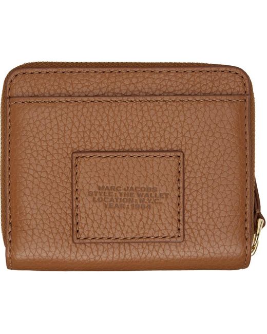 Marc Jacobs Brown 'the Leather Mini Compact' Wallet