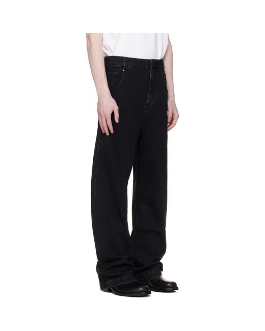 Entire studios Black Gem Jeans for men