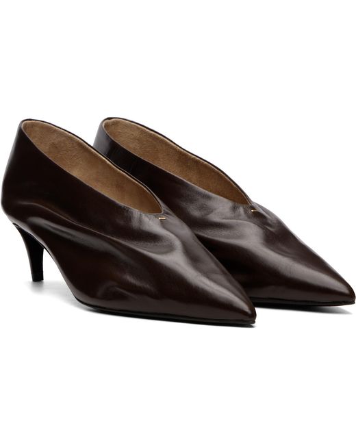Khaite Brown Miriam Low Heels