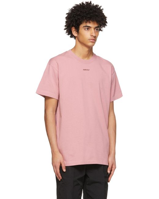 T-shirt rose XL Logo exclusif à SSENSE Coton Ambush pour homme en coloris  Rose | Lyst