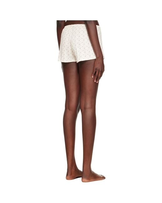 Cou Cou White Off- 'The Short' Shorts