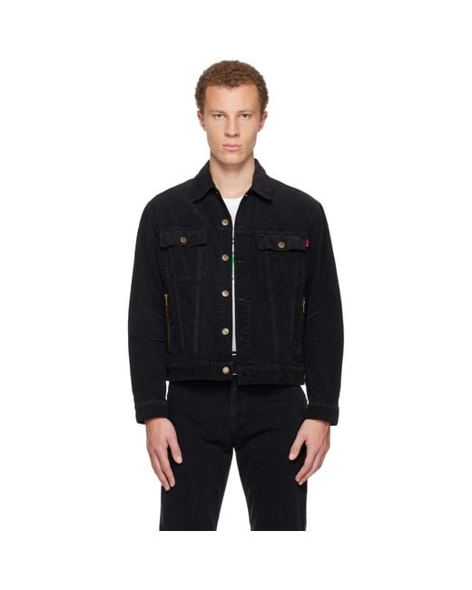 Undercover Black Uc2E4209-1 Denim Jacket for men