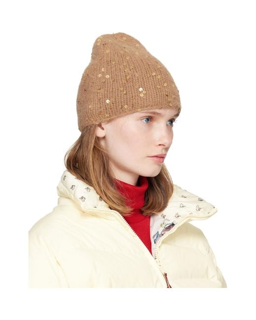 Undercover Red Sequin Beanie