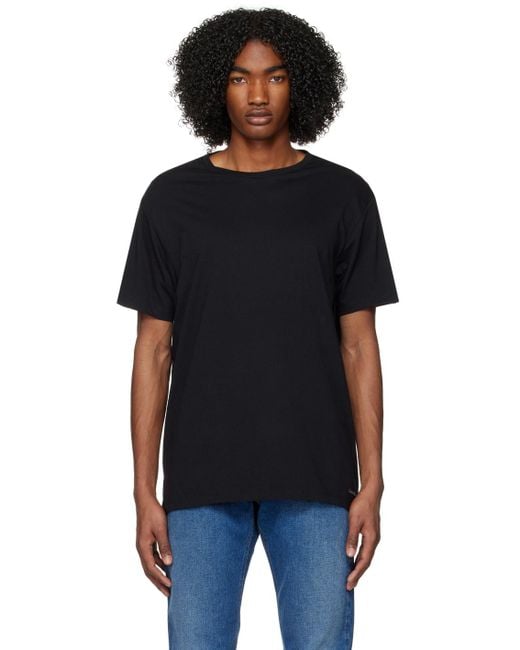 Calvin Klein Three-pack Black T-shirts for men