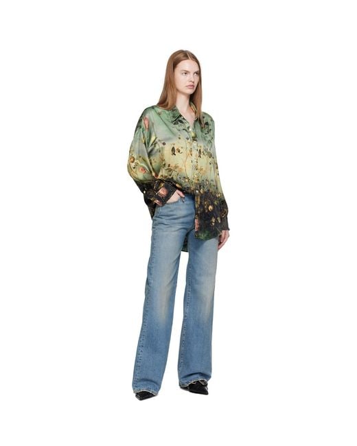 R13 Blue Flare Jeans