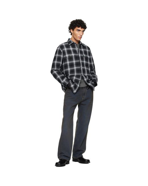 Our Legacy Black Padded Moss Shirt for men