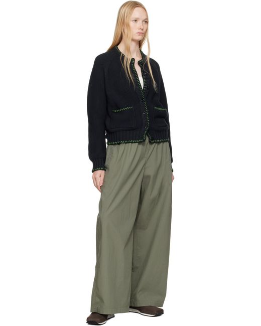 YMC ブラック Lotus カーディガン Black