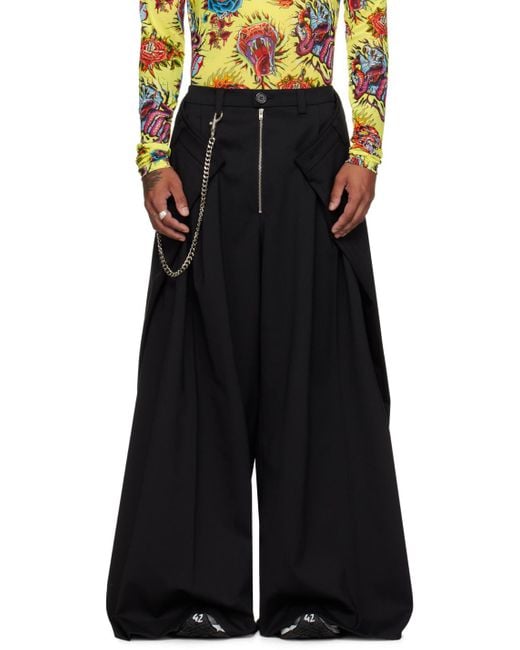 Lu'u Dan Black Maxi X Maxi X Maxi Trousers for men