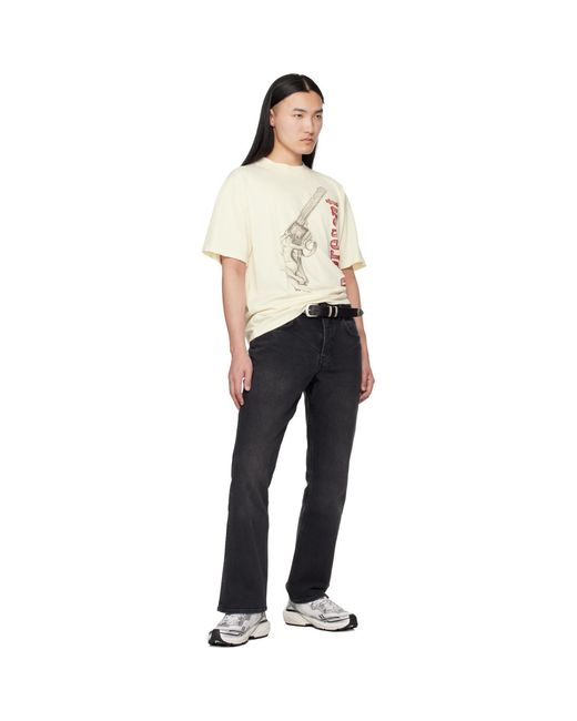 Represent White Storm Torn Sneakers for men