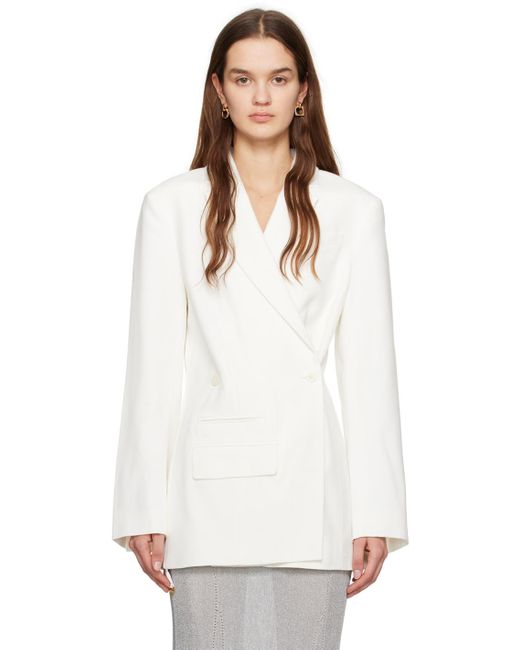 Veston 'la veste tibau' blanc - les classiques Jacquemus en coloris White