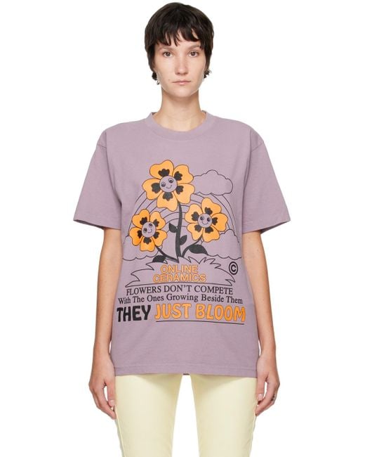 ONLINE CERAMICS Multicolor Just Bloom T-shirt