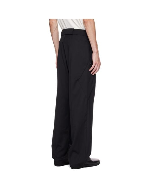 Kiko Kostadinov Black Erdiko Trousers for men