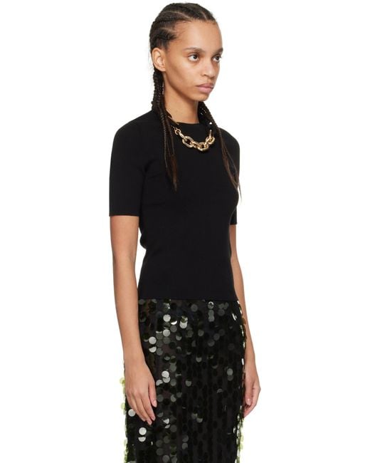 Rabanne Black Chain T-Shirt