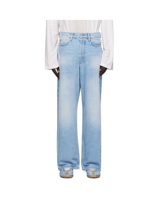 Acne Blue Loose Fit 1981 Jeans for men