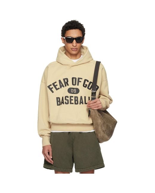 Fear Of God Natural Off- '09' Classic Hoodie for men