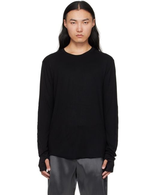 Thom Krom Black M Ts 889 T-Shirt for men