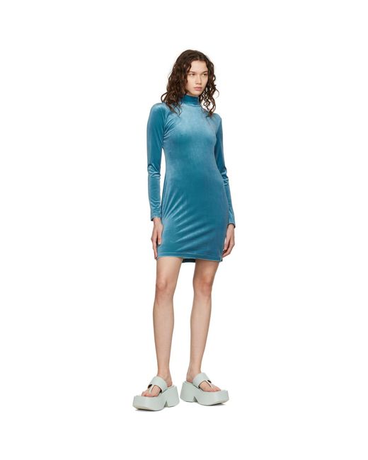 ROKH Black Mask Mini Dress