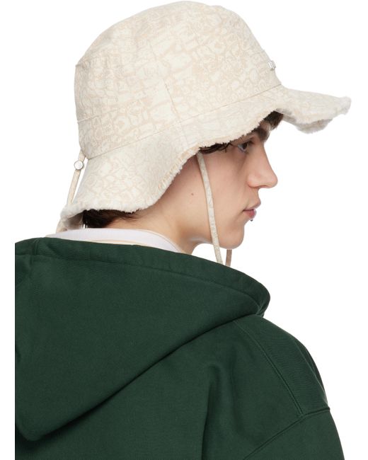 メンズ Jacquemus ベージュ La Croisière 'The Artichaut' バケットハット Green