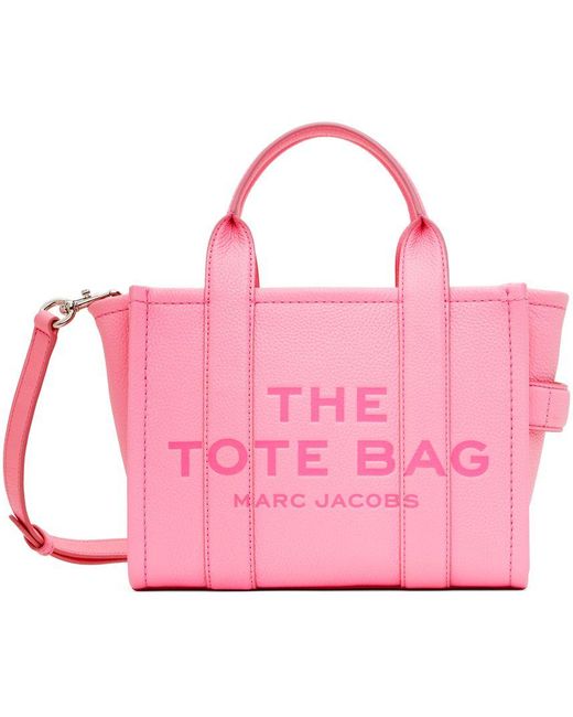Marc Jacobs Pink 'the Leather Small' Tote