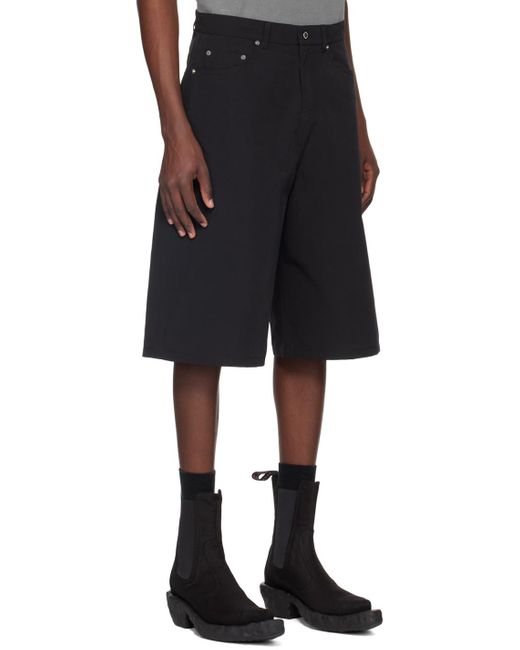 Short noir en canevas technique Camper pour homme en coloris Black