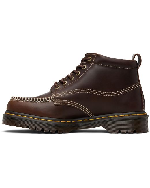 Dr. Martens Black Leather Lowell Chukka Boots for men