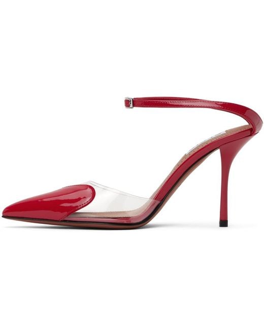 Alaïa Red Heart Pump