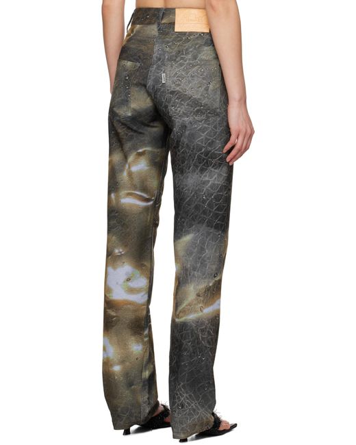 Serapis Black Golden Hour Fitted Jeans