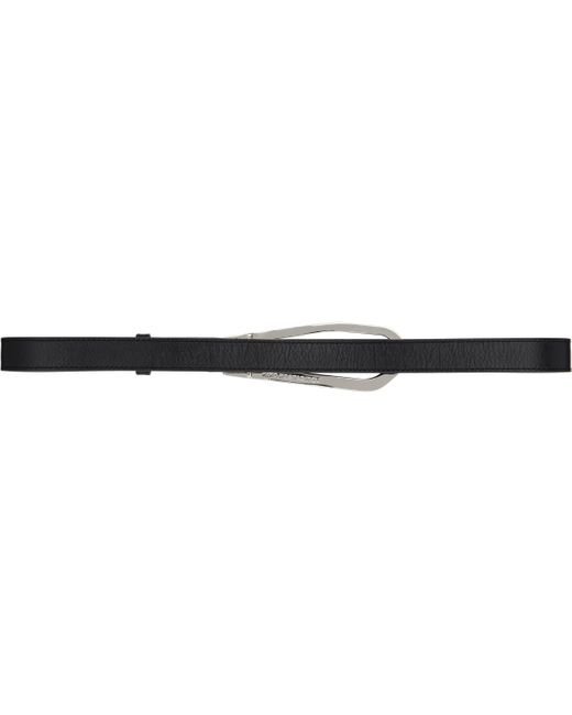 Kiko Kostadinov Black Margutta Belt for men