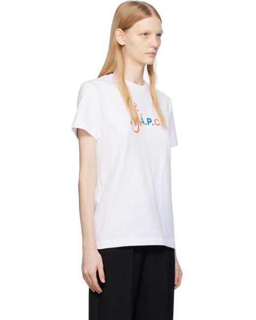 A.P.C. White Jw Anderson Edition T-shirt