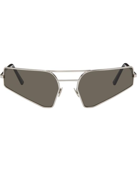 Rick Owens Black Temple Prong Sunglasses for men