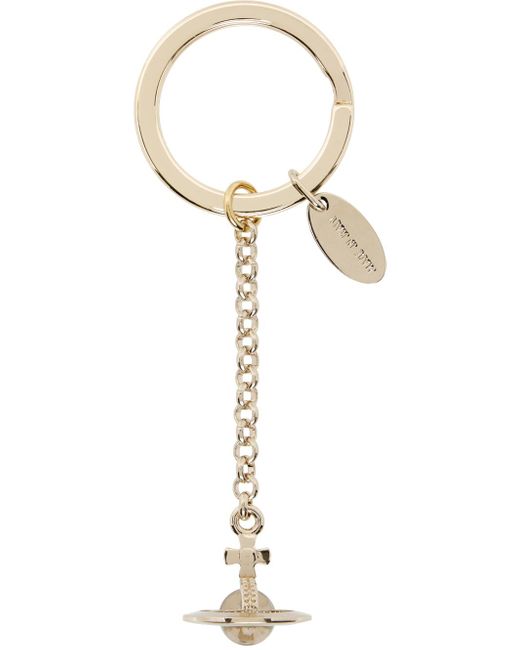 Vivienne Westwood Multicolor Gold Hanging Orb Keychain for men