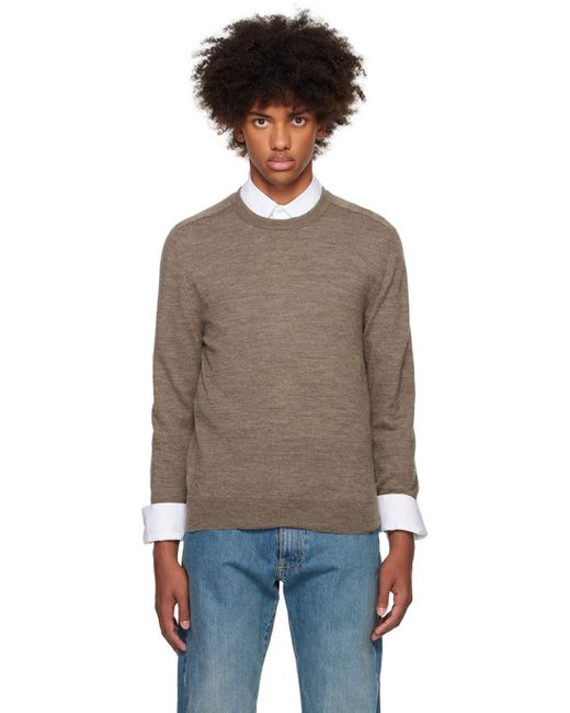 Maison Margiela Elbow Patch Sweater in Black for Men Lyst UK