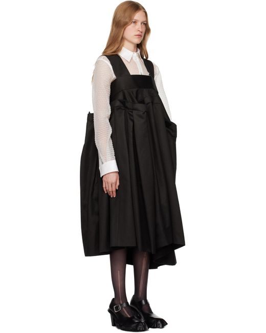 Comme des Garçons コットン レーヨン ドット ミディアムワンピース Black