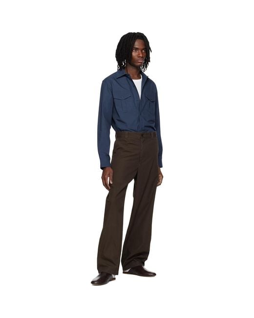 A.P.C. Blue Warren Shirt for men