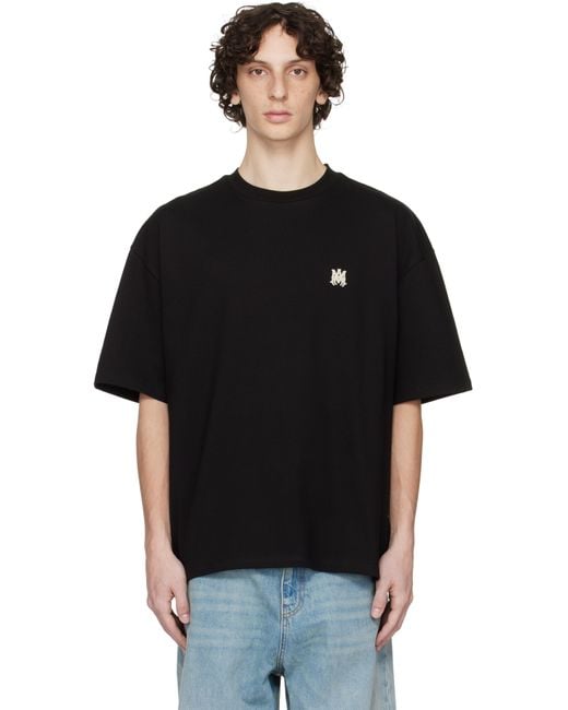 メンズ Amiri ブラック Ma Skater Tシャツ Black