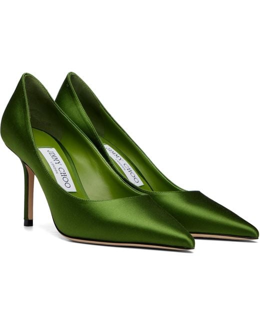 Jimmy Choo Green Love 85 Heels