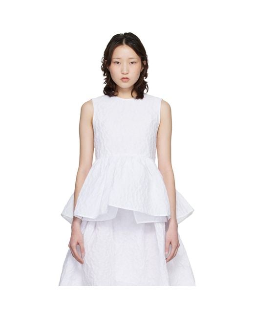 CECILIE BAHNSEN White Cbea Top