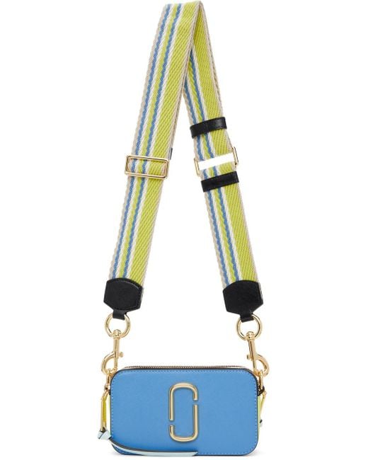 Marc Jacobs Blue & Yellow 'The Snapshot' Bag