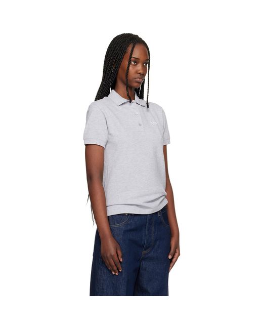 Maison Kitsuné Black Baby Fox Regular Polo