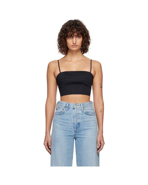 Staud Black Federico Camisole