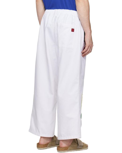 Lacoste White Clot Edition Track Pants for men