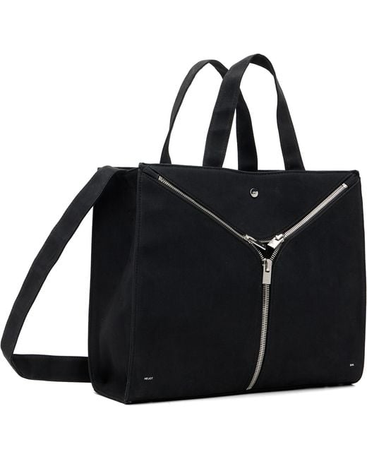 HELIOT EMIL Black Tecton Tote for men
