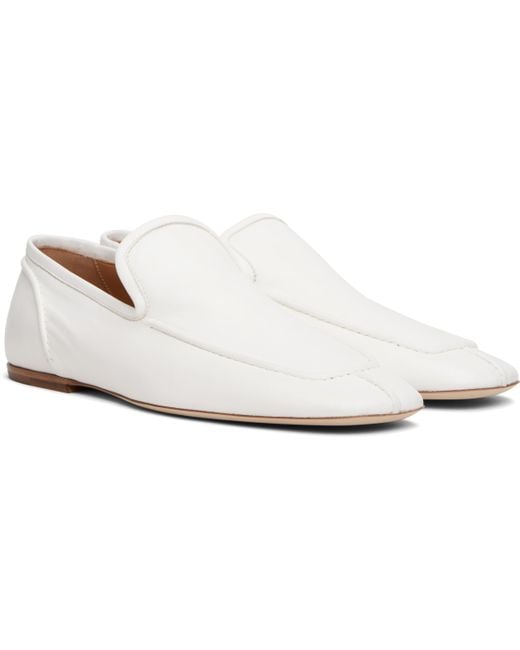 Dries Van Noten Black Leather Loafers for men