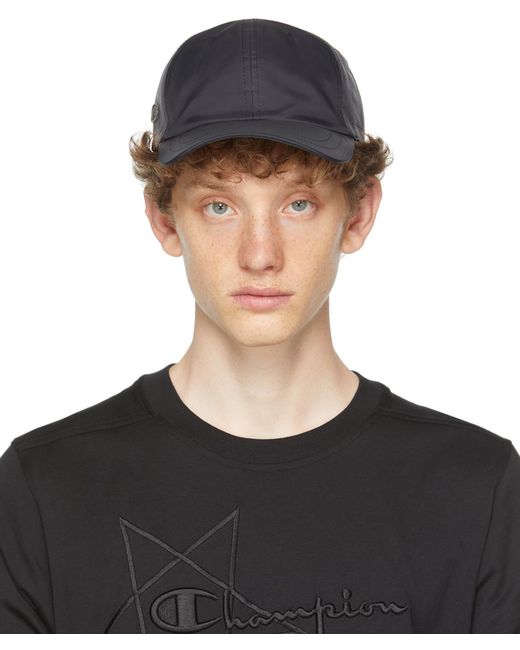 Rick Owens 合成繊維 Champion エディション ブラック ベースボール キャップ カラー ブラック メンズ Lyst